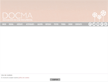 Tablet Screenshot of docma.es